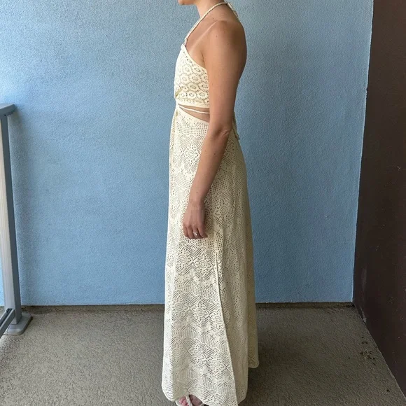 Jonathan Simkhai Georgiana Crochet Cover Up Dress - Picture 2 of 7